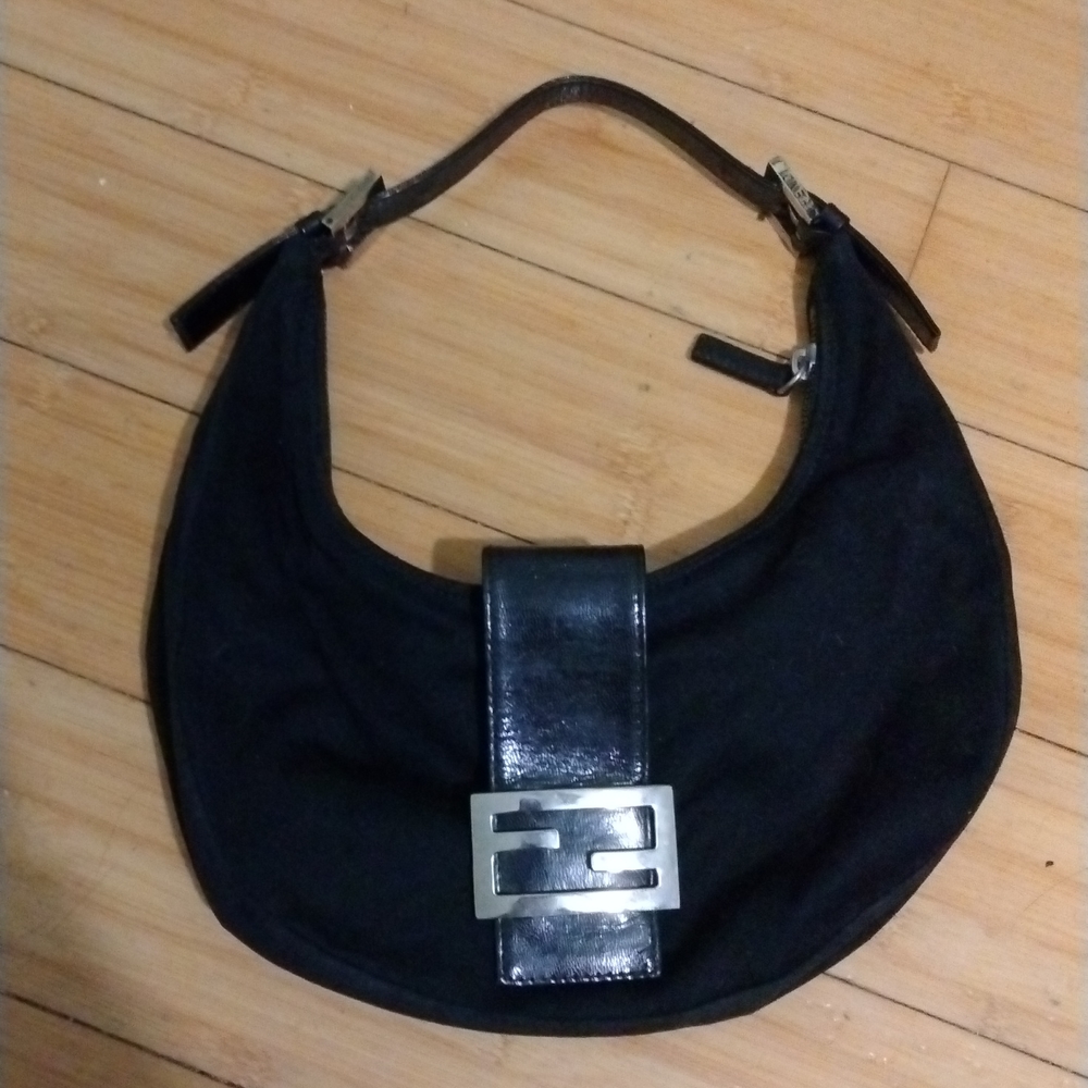 Fendi Nylon Hobo Bag